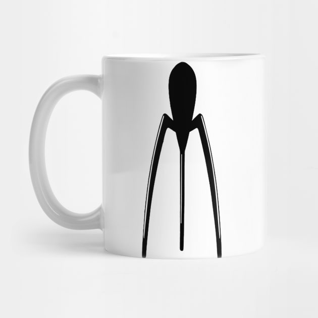 Philippe Starck Juicy Salif in Black Silhouette - Product Design by SLGA Designs